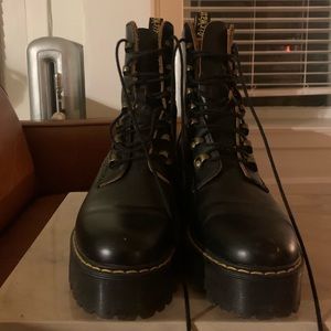 Black Dr. Martens Platform Boots